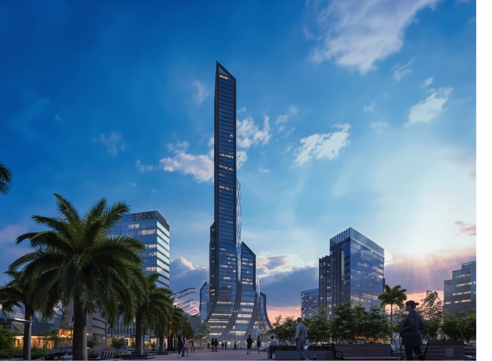 Faisals Town development skyline